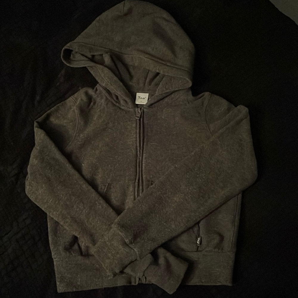 Cropped TNA zip up